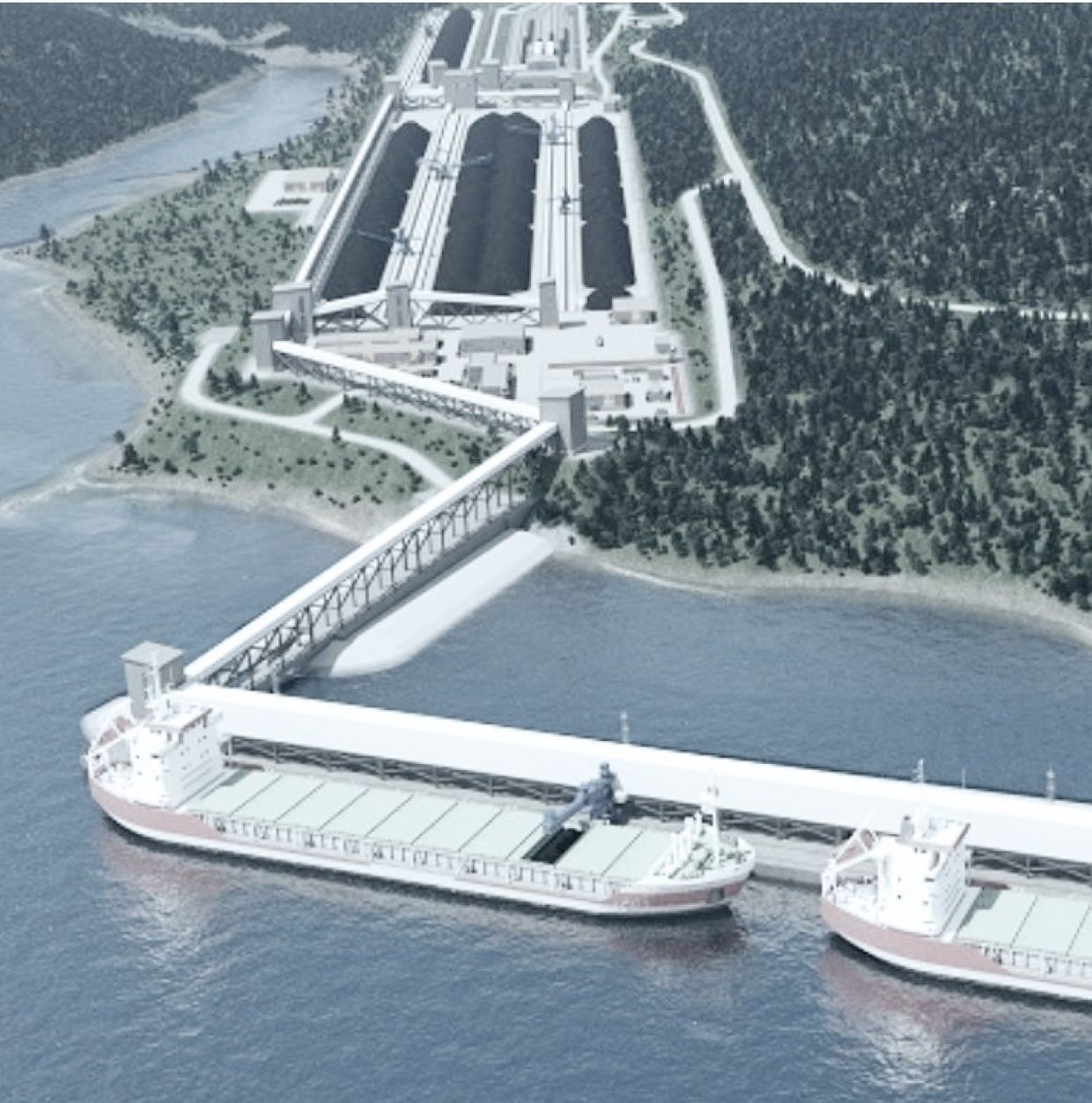 Мурманская область. Морской торговый порт «Лавна»